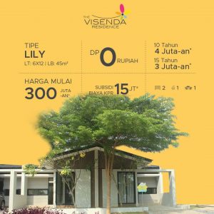 tipe lily visenda residence rumah murah serang