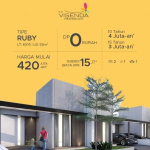tipe ruby visenda residence rumah murah