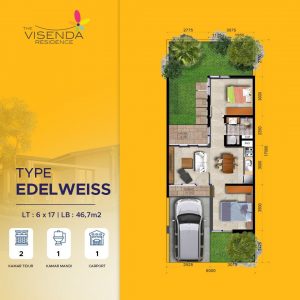tipe edelweiss rumah murah serang