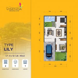 tipe lily visenda residence rumah murah serang